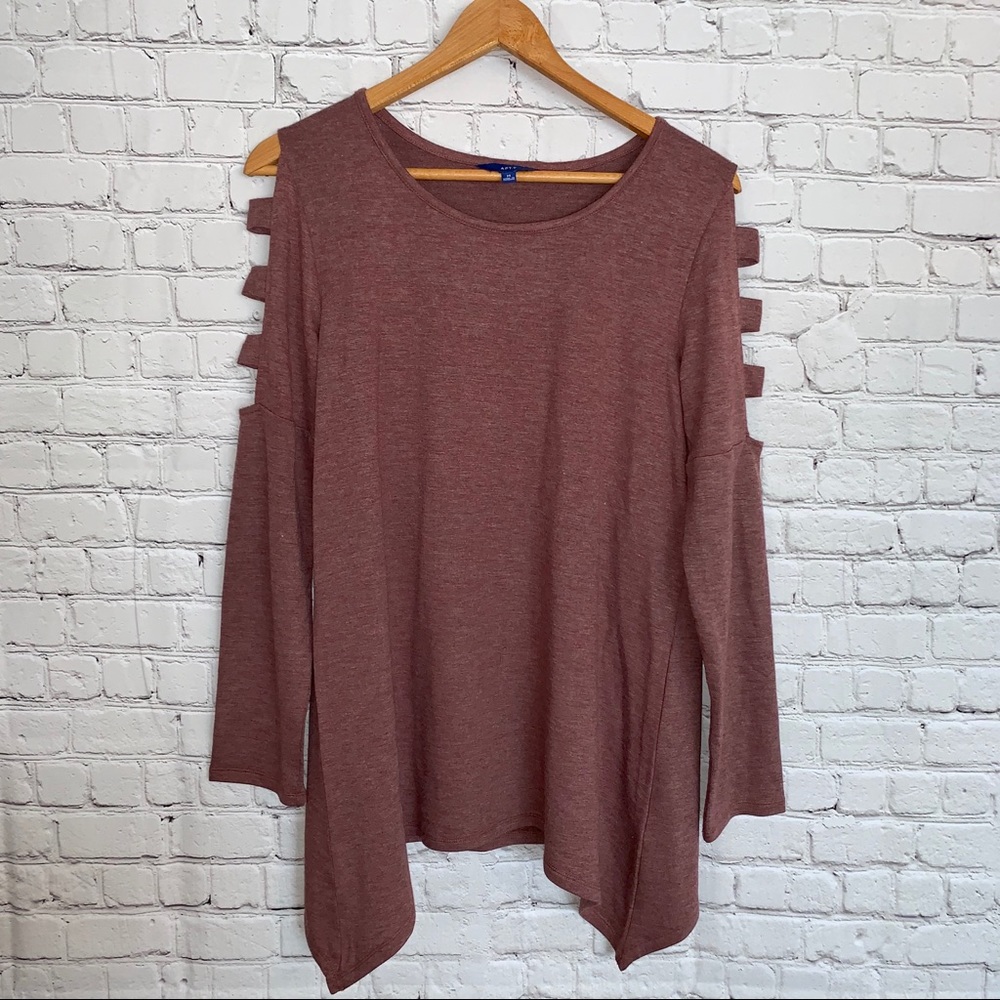 NWOT dusty rose cutout long sleeve🖤